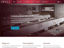 Tablet Screenshot of opus2.com